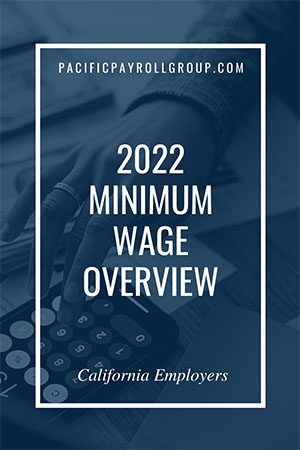 California Minimum Wage 2022